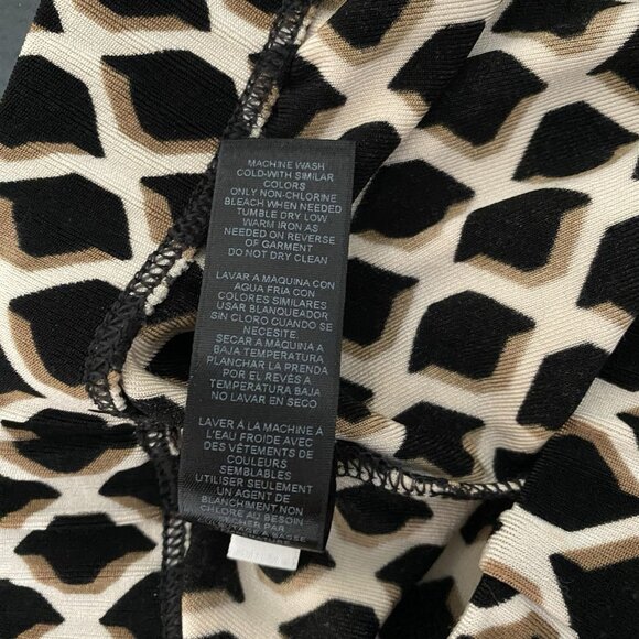 Chicos Travelers Ankle Pants 1 Pull On Slinky Wrinkle Free Moroccan Tile Resort - Picture 8 of 11